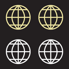 World icon - vector.