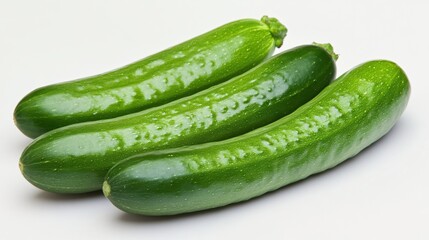 Fresh Green Cucumbers Fresh Produce Healthy Snack Vegetable for Cooking Salads