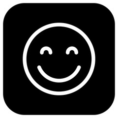 Editable friendly, smiling face vector icon. Part of a big icon set family. Perfect for web and app interfaces, presentations, infographics, etc