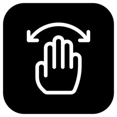 Editable hand swipe vector icon. Part of a big icon set family. Perfect for web and app interfaces, presentations, infographics, etc