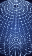 Abstract plexus sphere futuristic technology background