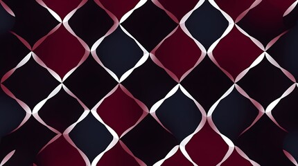 Fototapeta premium Abstract Geometric Pattern in Burgundy and Navy Blue
