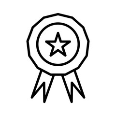 Ribbon Vector Icon
