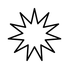 Starburst Vector Icon