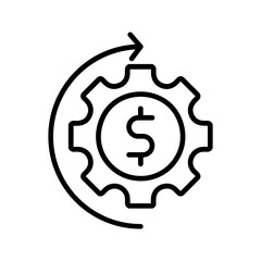 Cost Optimization Vector Icon