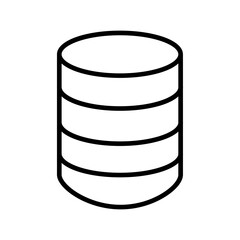 Data Storage Vector Icon