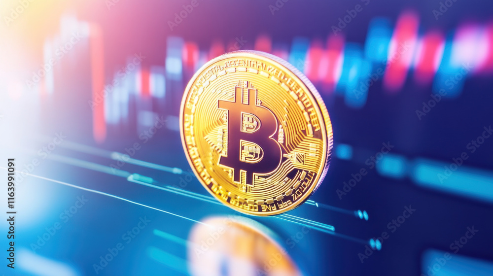 Poster btcusd, a visual representation of the btcusd price trend, showcasing analysis through a graph, idea