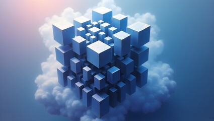 blue christmas background