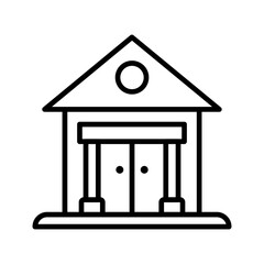 Bank Vector Icon