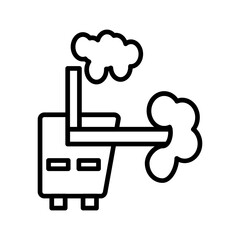 Obraz premium Smoke Machine Vector Icon