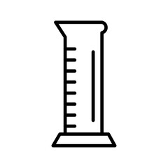 Graduated Cylinder Vector Icon