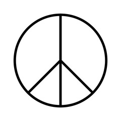 Peace symbol Vector Icon