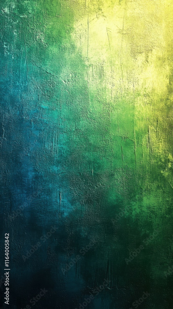 Poster a textured gradient background featuring shades of green and blue, ideal for design use.