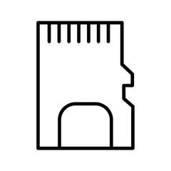 Memory Card Vector Icon