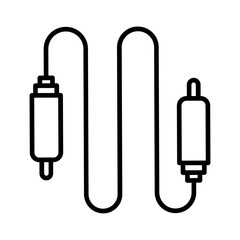 Audio Cable Vector Icon