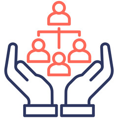 Obraz premium Organizational Icon