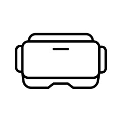 Virtual Reality Headset Vector Icon