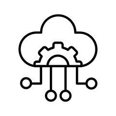Cloud Native Vector Icon