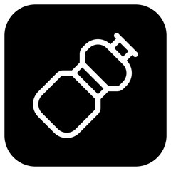 Editable water bottle vector icon. Part of a big icon set family. Perfect for web and app interfaces, presentations, infographics, etc