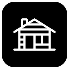 Editable cabin vector icon. Part of a big icon set family. Perfect for web and app interfaces, presentations, infographics, etc