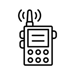 Emergency Radio Vector Icon