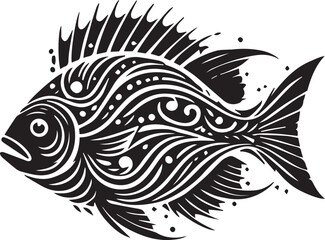 fish vector silhouette