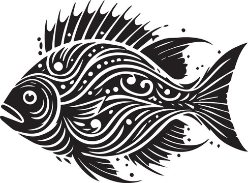 fish vector silhouette