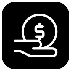 Editable donation hand gesture vector icon. Part of a big icon set family. Perfect for web and app interfaces, presentations, infographics, etc