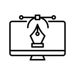 Graphic Design Vector Icon