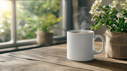 Simple White Coffee Mug