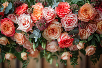 Naklejka premium Wedding Flower decoration. 