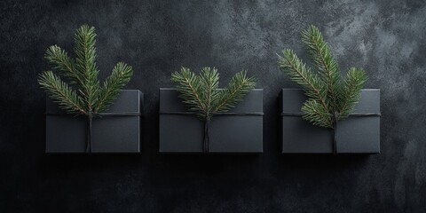 Elegant Black Friday Gift Boxes