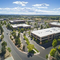 industrial complexes modern architecture architectural business district commercial buildings