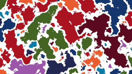 ILLUSTRATION ABSTRACT BACKGROUND COLORFUL WITH GRUNGE PAINT TEXTURE. DISTRESS DIRTY ROUGH DESIGN VECTOR