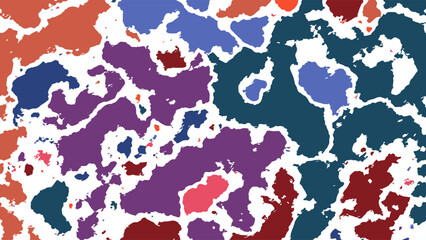 Obraz premium ILLUSTRATION ABSTRACT BACKGROUND COLORFUL WITH GRUNGE PAINT TEXTURE. DISTRESS DIRTY ROUGH DESIGN VECTOR