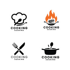 Cooking logo and poster templates.