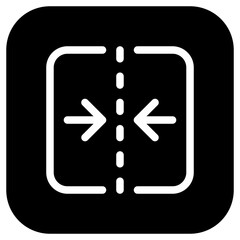 Obraz premium Editable merge table cell vector icon. Part of a big icon set family. Perfect for web and app interfaces, presentations, infographics, etc