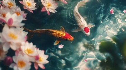 fish in the pond