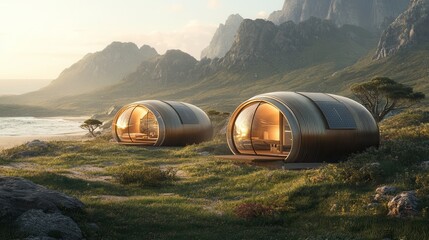 Eco Resort with Sustainable Design in Remote Location