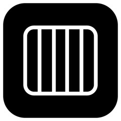 Editable vector column view icon. Part of a big icon set family. Perfect for web and app interfaces, presentations, infographics, etc