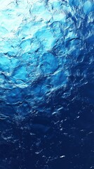 Obraz premium A serene underwater scene showcasing the play of light on ocean waves.