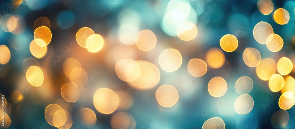 Poster abstract blurred background of a shopping mall with soft glowing lights and bokeh effects suitable f