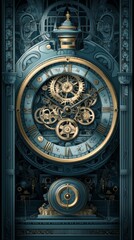 Obraz premium The Clockwork Routine, Autism Spectrum Disorder ASD