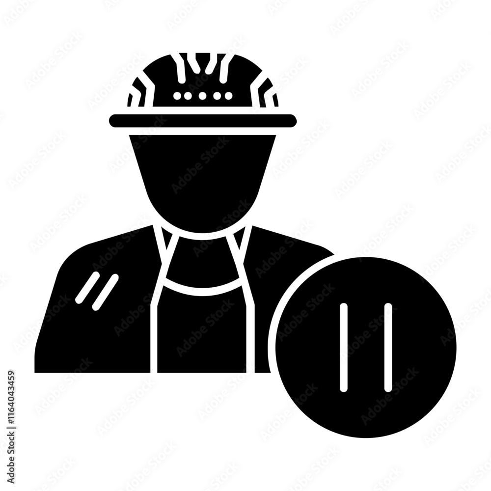 Poster pause button icon