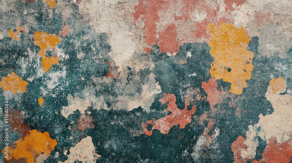 Poster textured abstract background with colorful paint splashes ideal for creative projects and artistic e