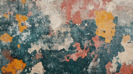 Textured Abstract Background with Colorful Paint Splashes Ideal for Creative Projects and Artistic Expressions