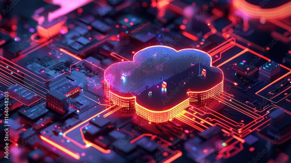 Poster cloud computing: digital transformation in the modern age