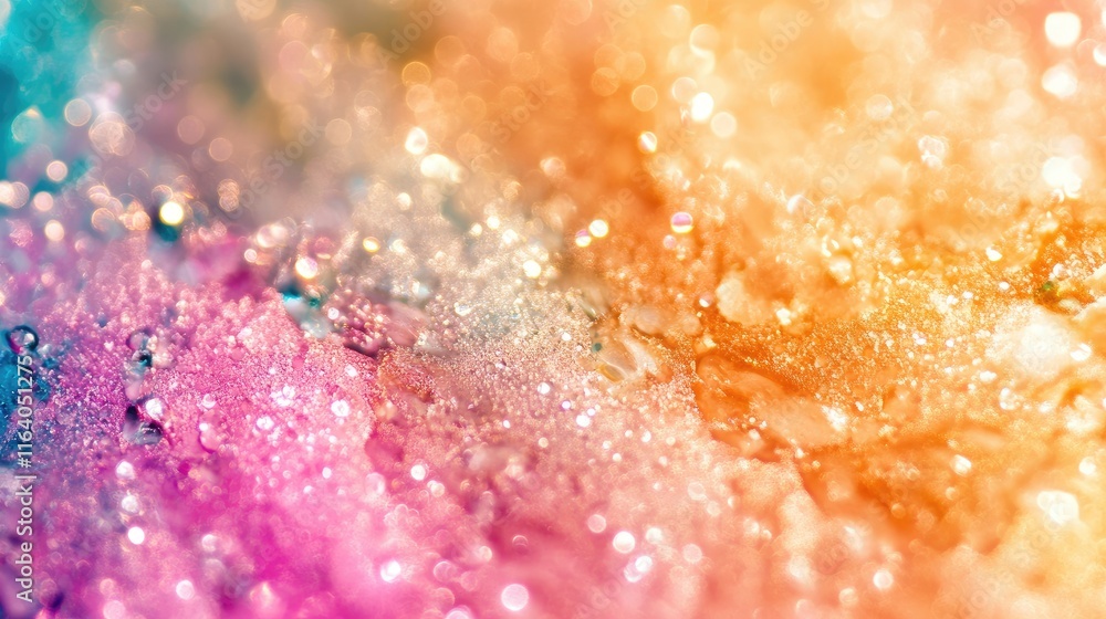 Poster colorful abstract bokeh texture with soft blurred lights and vibrant background for artistic and cre