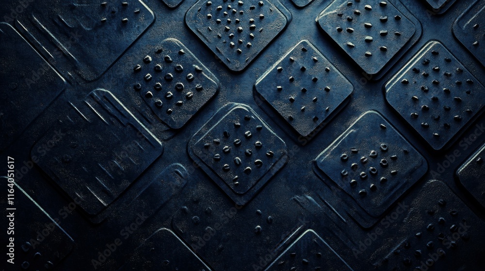 Poster a textured surface with raised patterns, likely used for grip or aesthetic purposes.