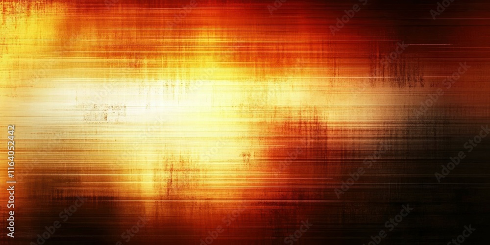 Poster abstract image featuring warm colors and blurred lines, evoking motion and energy.
